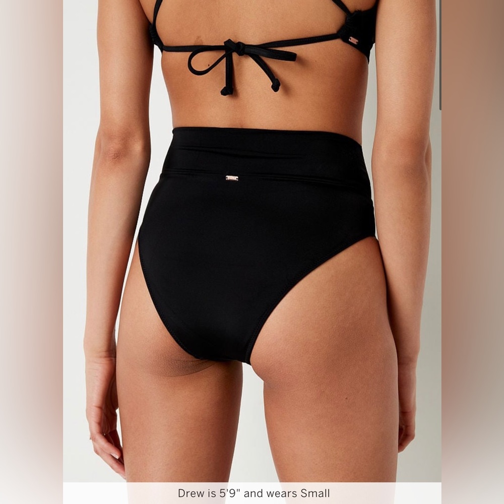 🆕 PINK VICTORIA’S SECRET SWIM  V-CROSSOVER HIGH-WAIST BIKINI BOTTOMS XXL 20 - Picture 5 of 16